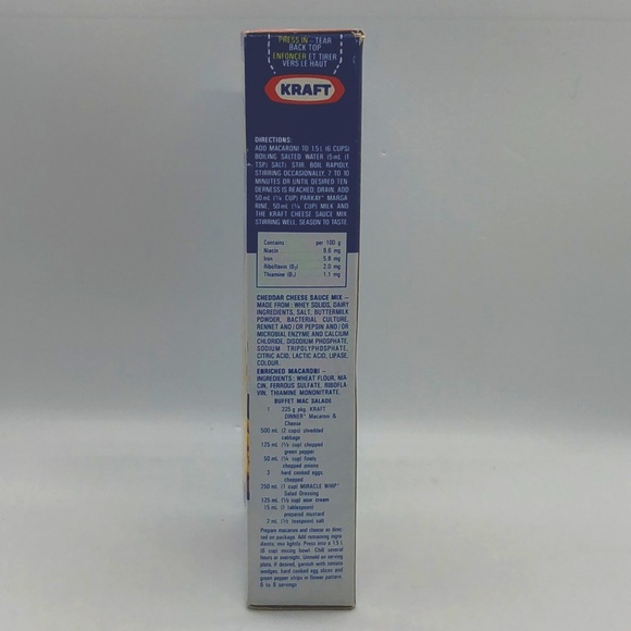 Kraft Dinner 1980s NHL Player Collector Card Box - Picture 5 of 6